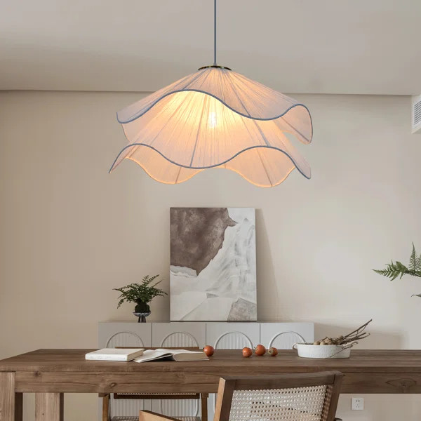 Alexandia 1 - Light Gold Unique/Statement Pendant | Wayfair North America