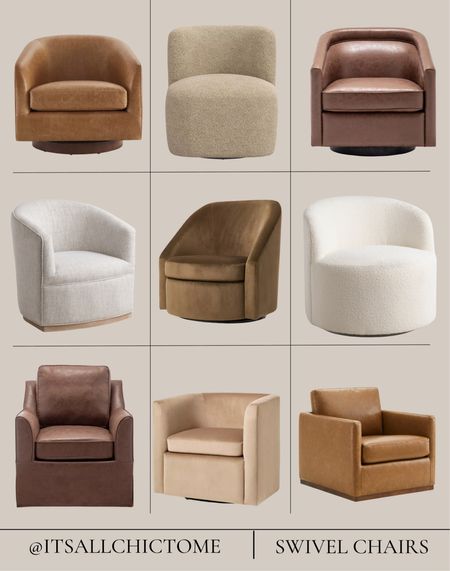 Swivel chairs at all price points 

#LTKhome