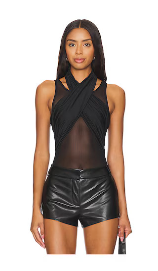 Danica Bodysuit in Black | Revolve Clothing (Global)