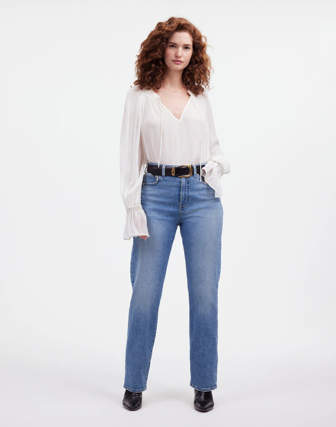 The Curvy '90s Straight Jean | Madewell