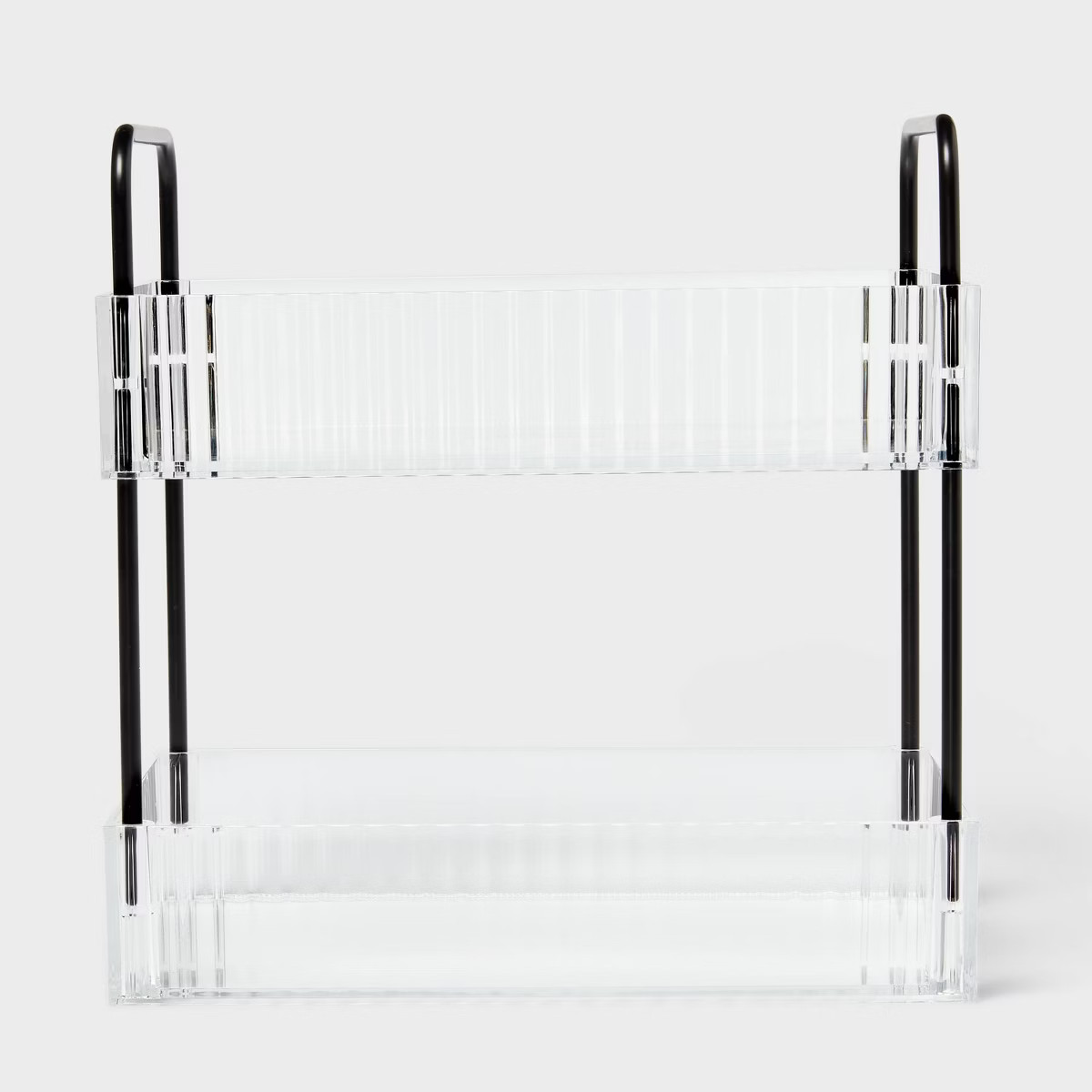 Clear Ribbed Acrylic Tiered Tray - Threshold™ | Target