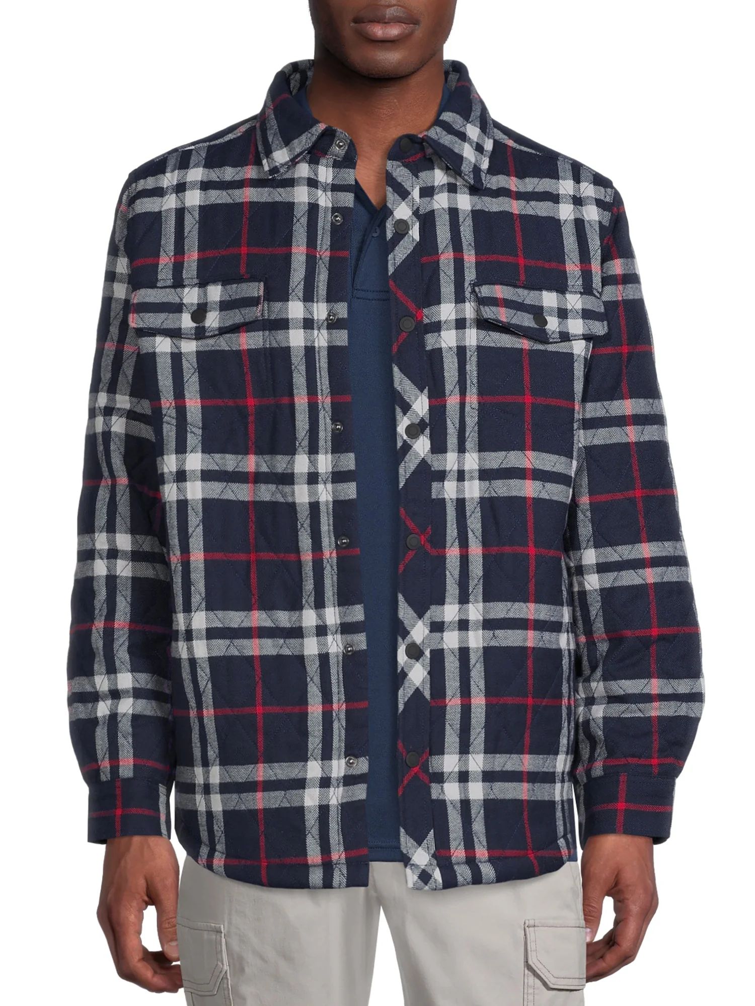 George Men's and Big Men's Shirt Jacket, Up to Size 5XL | Walmart (US)
