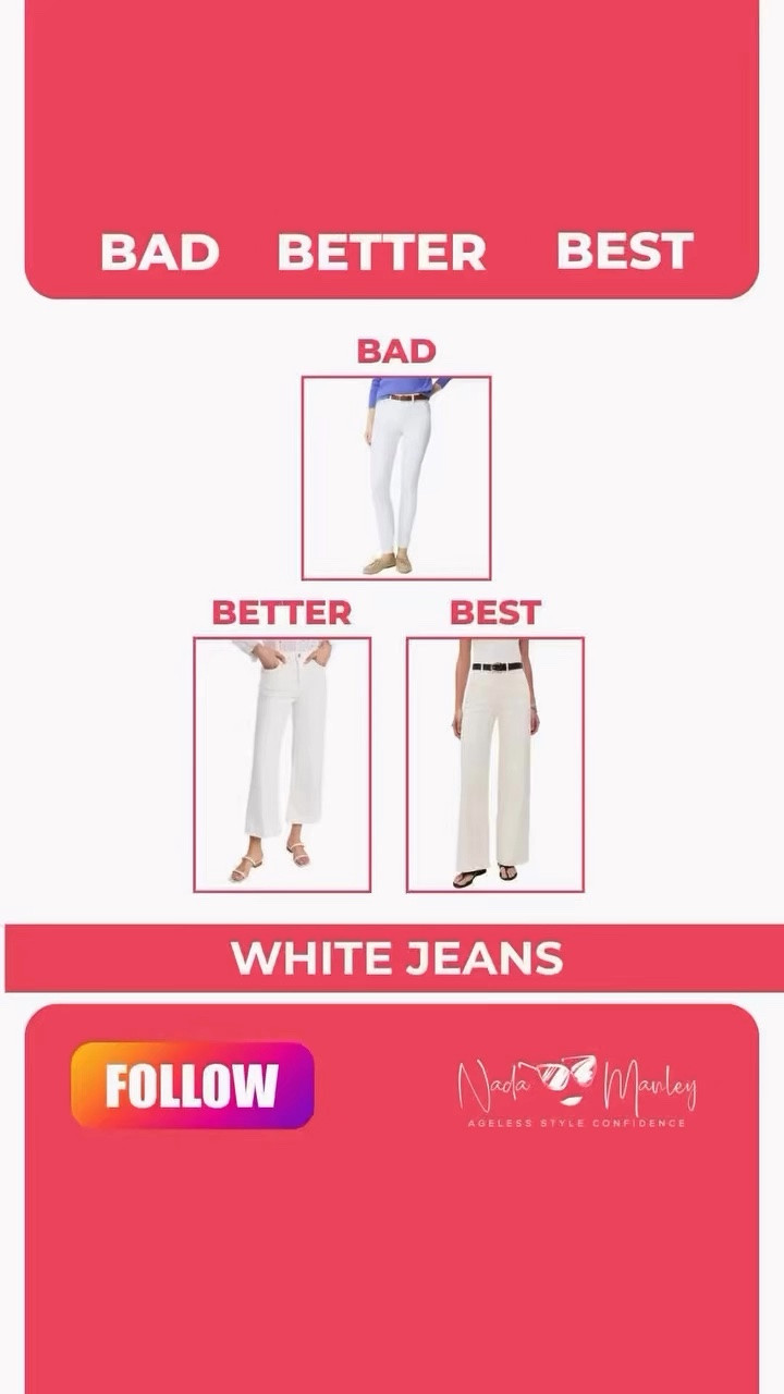 The best white jeans are less bright and less tight than season’s past. Choose a relaxed fit in ivory or ecru for a pair that works now and through fall and winter.

#LTKOver40