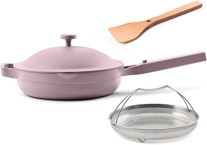 Our Place 10.5-Inch Ceramic Nonstick Skillet Pan, Toxin-Free with Stainless Steel Handle, Oven Sa... | Amazon (US)