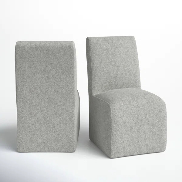 Sinclair Linen Upholstered Metal Parsons Chair | Wayfair North America