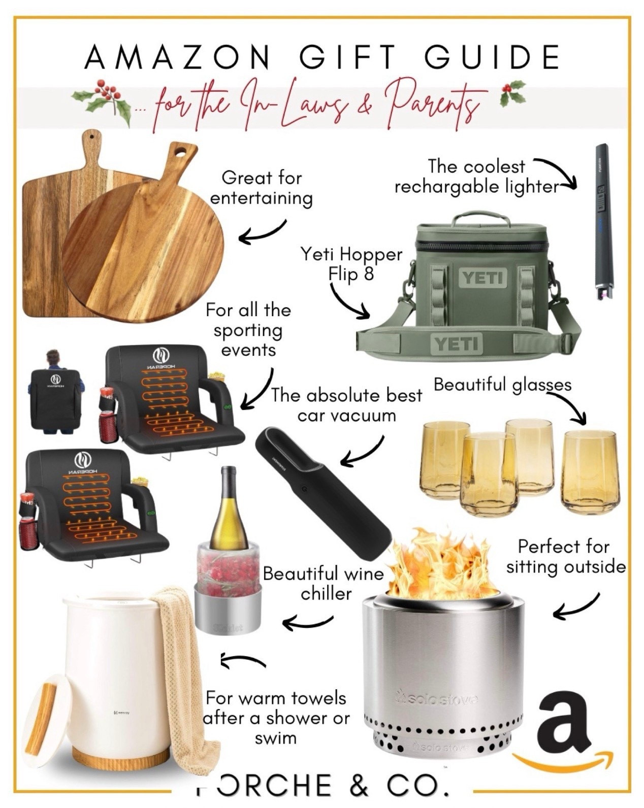 Gift ideas that ALWAYS impress the in-laws & parents 🎁✨ This Amazon Gift Guide is packed with thoughtful, practical, and stylish picks they’ll actually use — and love.
From cozy home luxuries to outdoor favorites, entertaining essentials, and useful everyday upgrades… these gifts feel elevated without being complicated. Perfect for holiday hosting or year-round gifting. ❤️

🎁 WHAT’S INCLUDED:
• Entertaining boards (wood cutting boards)
• Rechargeable lighter
• YETI Hopper Flip 8 cooler
• Heated stadium seats
• Best small car vacuum
• Beautiful amber glasses
• Wine chiller
• Towel warmer
• Solo Stove fire pit

#AmazonGiftGuide #GiftsForInLaws #GiftsForParents #EntertainingBoards #WoodCuttingBoard #RechargeableLighter #YetiHopperFlip8 #HeatedStadiumSeat #CarVacuum #WineChiller #AmberGlasses #TowelWarmer #SoloStove #AmazonFinds #HolidayGiftGuide #LTKHoliday #LTKGiftGuide #PorcheAndCo


#LTKGiftGuide #LTKMens #LTKCyberWeek