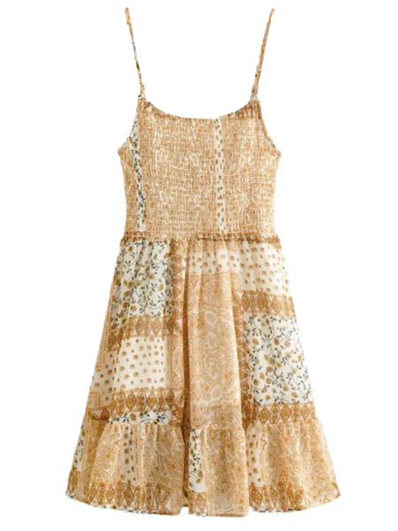 'Polly' Cami Floral Ruched Dress (2 Colors) | Goodnight Macaroon