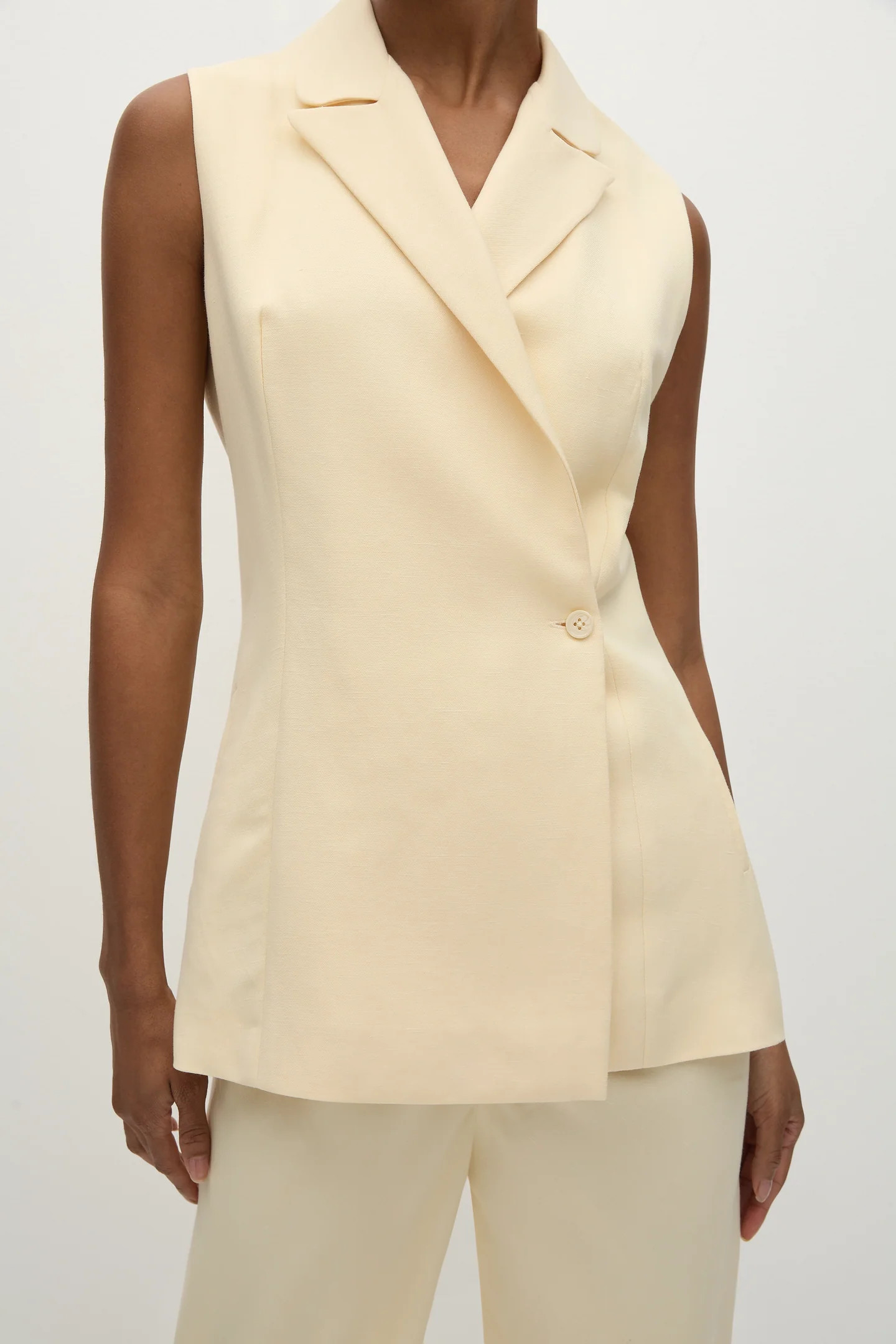 Florine Blazer Butter | Faithfull (AU)