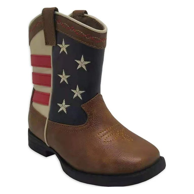 Wonder Nation Toddler Boy's Western Boot, Sizes 7-12 | Walmart (US)