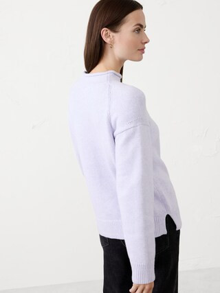 Perfectly Soft Roll-Neck Sweater | Banana Republic Factory