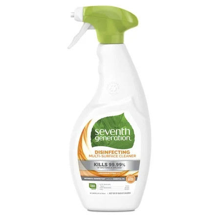 Seventh Generation Disinfecting Multi Surface All Purpose Cleaner Spray Lemongrass Citrus 26 fl oz | Walmart (US)