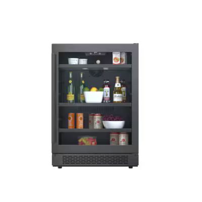 Avallon  140-Can Capacity (5.7-cu ft) Residential Black Stainless Steel Built-In Beverage Center | Lowe's