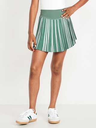 High-Waisted Pleated Performance Skort for Girls | Old Navy (US)