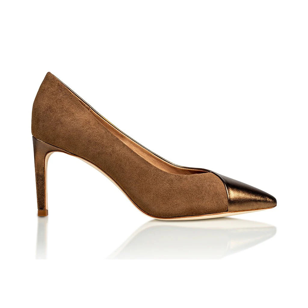 Dominique Bronze | Joan Oloff Shoes