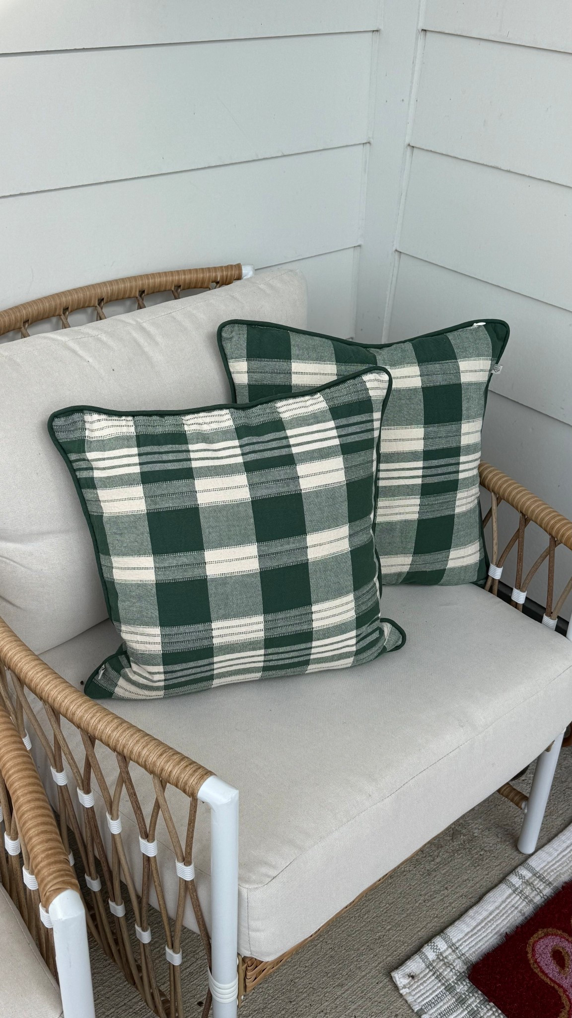 Outdoor holiday Christmas pillows!! Zipper cover and washable! Love them! The rest linked are indoor only but these said both!! Target find! 

#LTKHoliday #LTKSeasonal #LTKHome