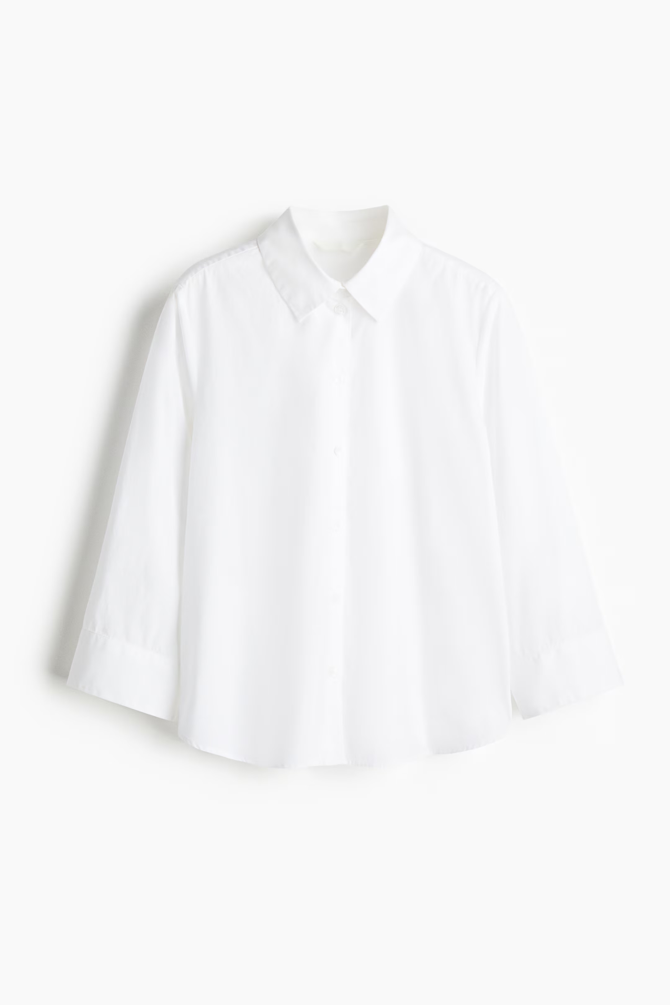 Cotton poplin shirt | H&M (UK, MY, IN, SG, PH, TW, HK)