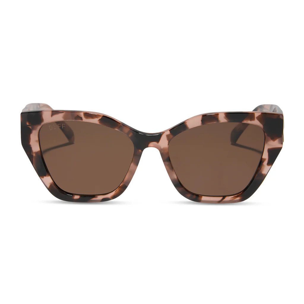 EVIE - HIMALAYAN TORTOISE + BROWN + POLARIZED SUNGLASSES | DIFF Eyewear