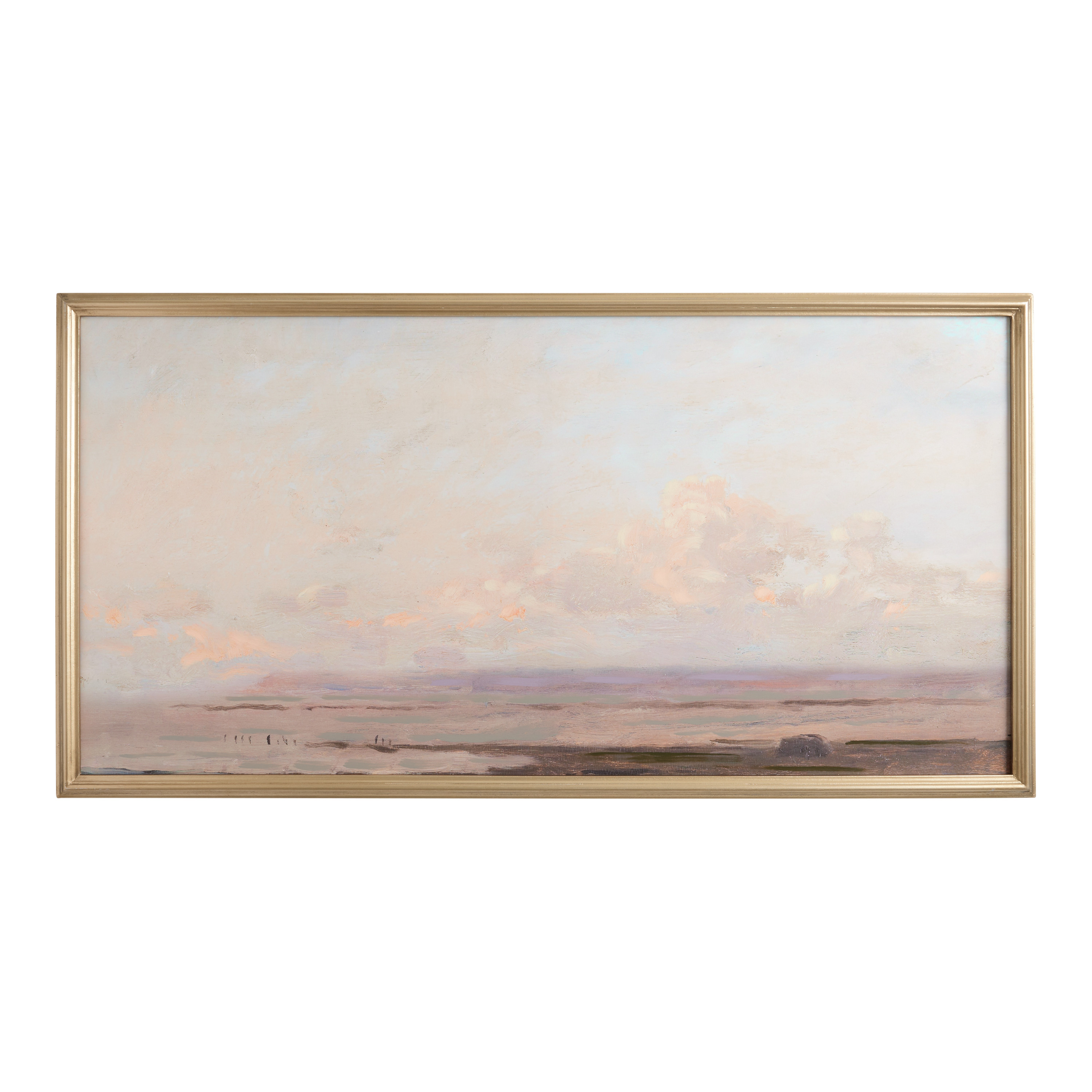 Ebbtide Coastal By Charles Francois Daubigny Canvas Wall Art | World Market
