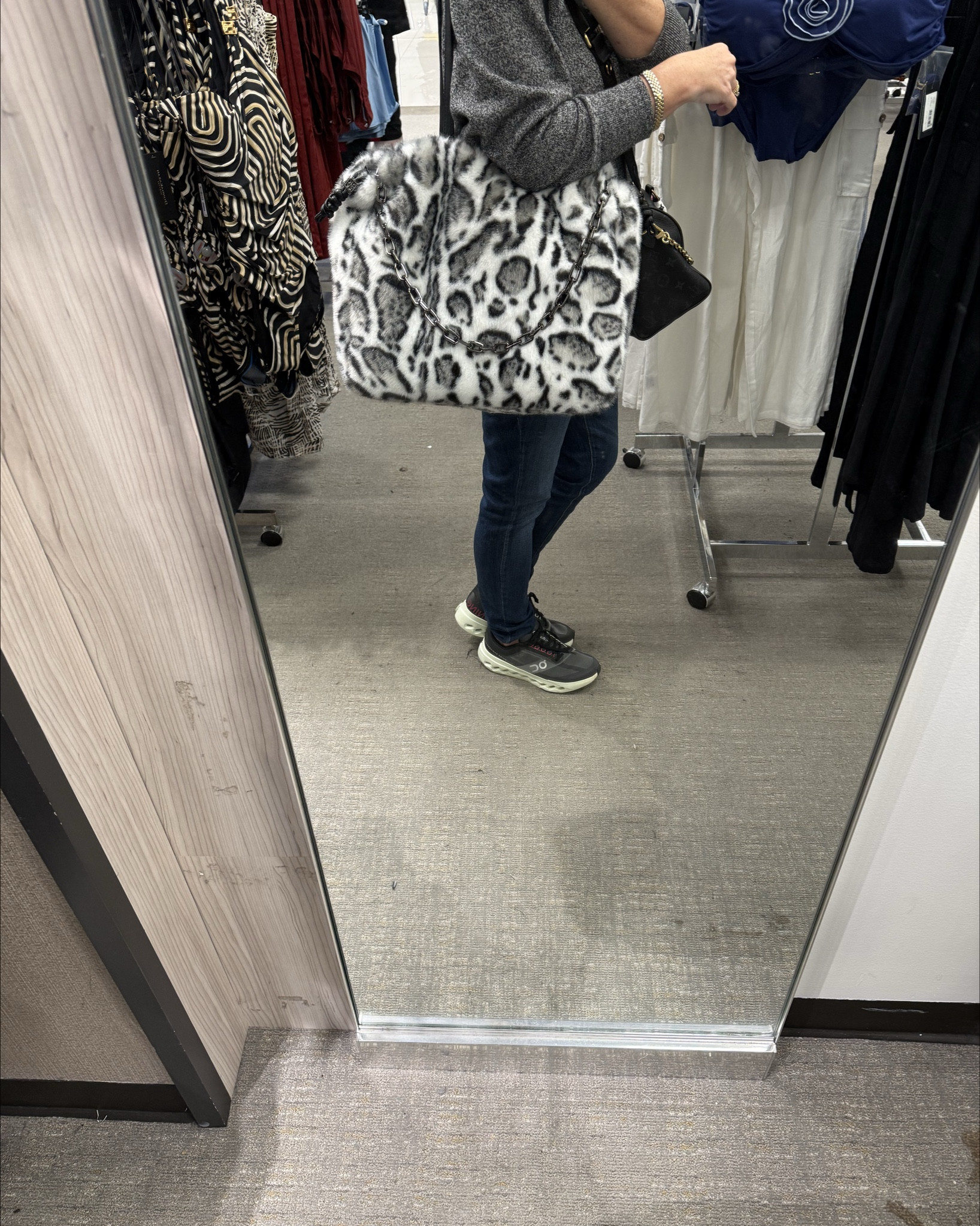 On sale! $112. I am so in love with this tote!!! Animal print is in for 2026, so this could be a cool bag, if you need a big tote.

14-3/5"W x 12-3/5"H x 5-1/10"D
Snap closure
1 slip pocket; 1 zip pocket
Fits tablet
23" Strap drop
Approx. weight: 1.6 lbs

#LTKmomlife #LTKSaleAlert