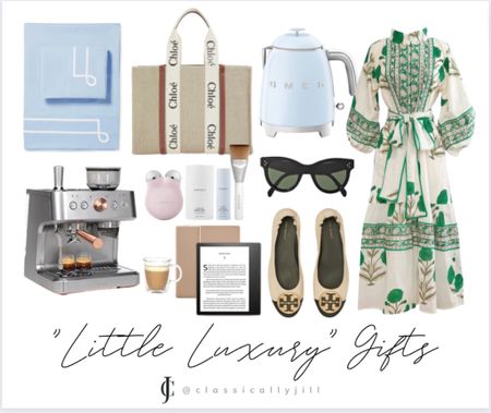 Luxury gifts, gifts for her, espresso machine, Chloe bag, ballet flags, Celine sunglasses, smegg, cafe 

#LTKGiftGuide #LTKhome #LTKHoliday