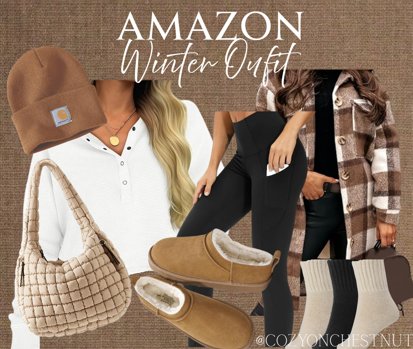 Such a cozy look! 
#ad #founditonamazon #winterfavorites2025
 

#LTKootd #LTKgrwm #LTKHoliday