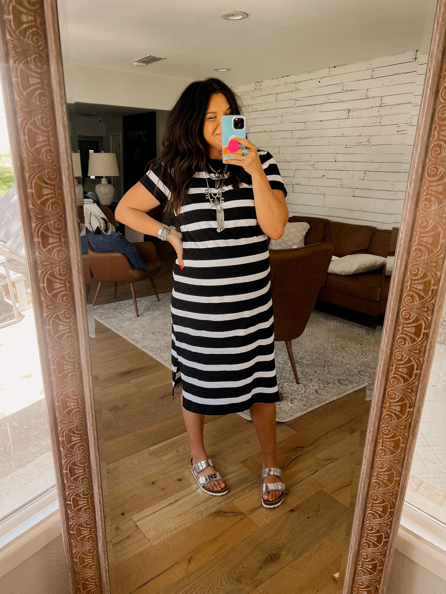 Casual bump outfit 
Dress: Large
Birks: sized up 1/2

#LTKshoecrush #LTKstyletip #LTKsalealert