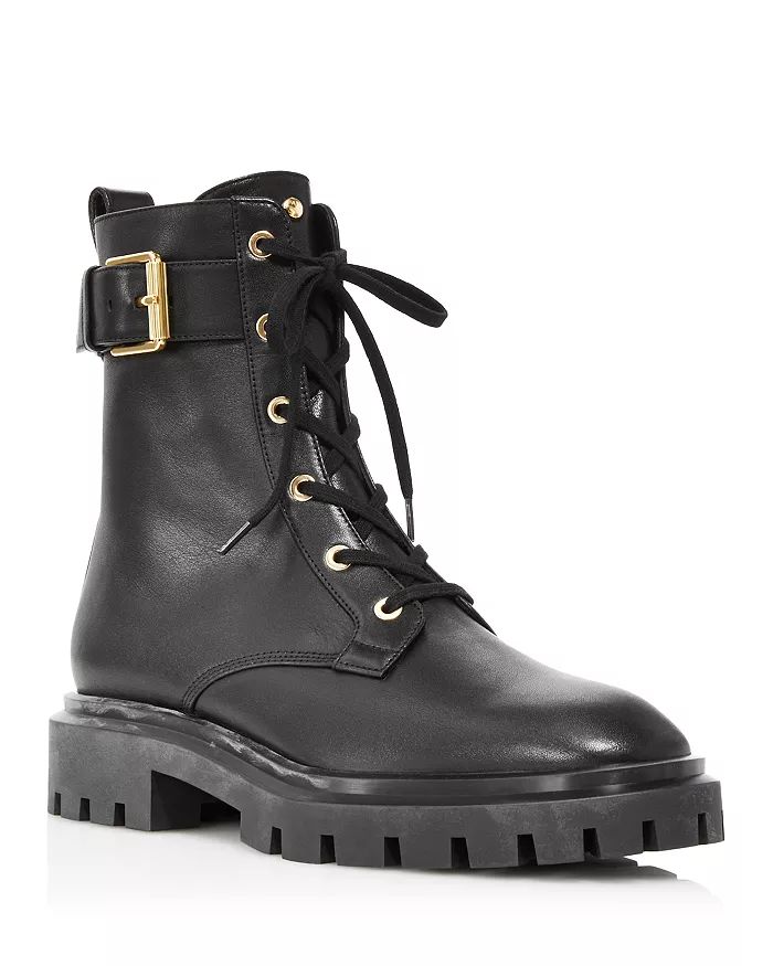 Stuart Weitzman Women's Ultra Lug Sole Buckle Combat Boots Back to Results -  Shoes - Bloomingdal... | Bloomingdale's (US)