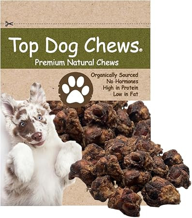 Top Dog Chews – Knee Caps, 10 Count, Dog Beef Chew Bones, Long Lasting Treats for Aggressive Ch... | Amazon (US)
