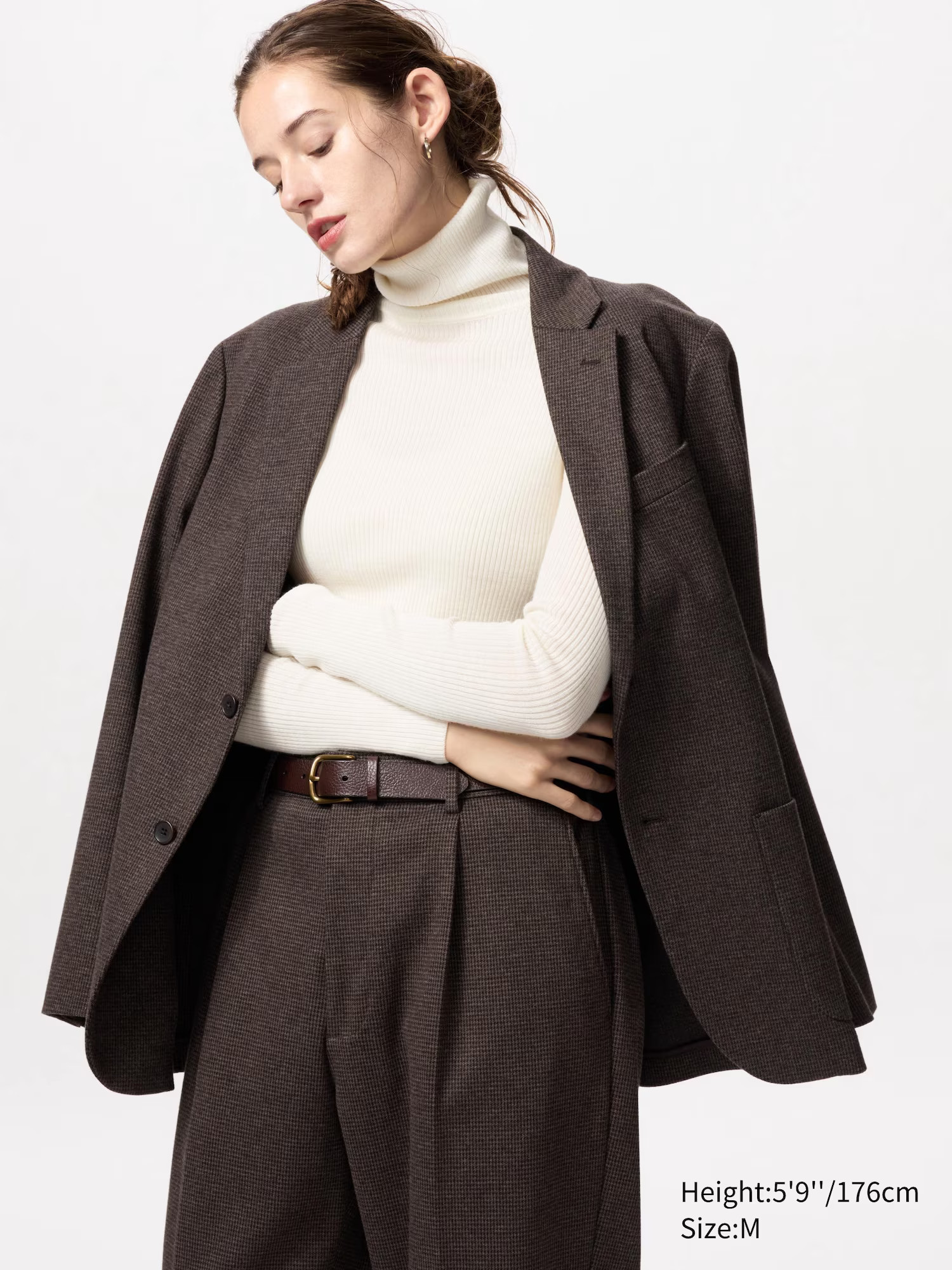 Merino Ribbed Sweater | Turtleneck | UNIQLO (US)