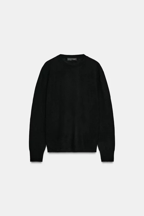 100% EXTRA-SOFT WOOL JUMPER WITH LONG SLEEVES | Zara UK
