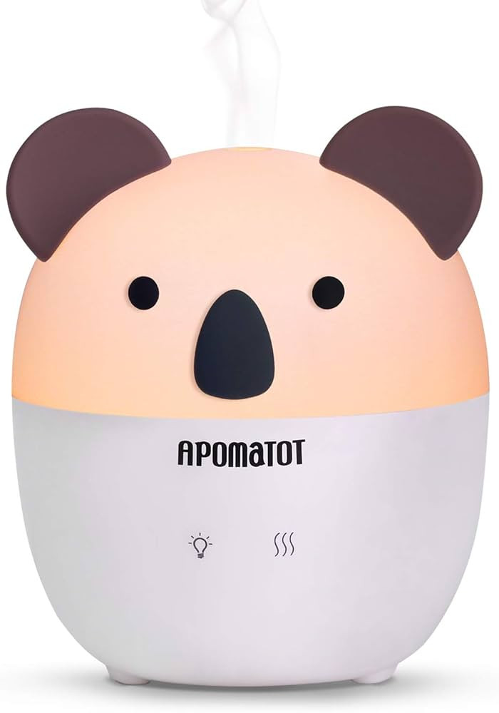 APOMOTOT Koala Essential Oil Diffuser,160ml Baby Cute Cartoon Aromatherapy Diffusers,Cool Mist Hu... | Amazon (US)