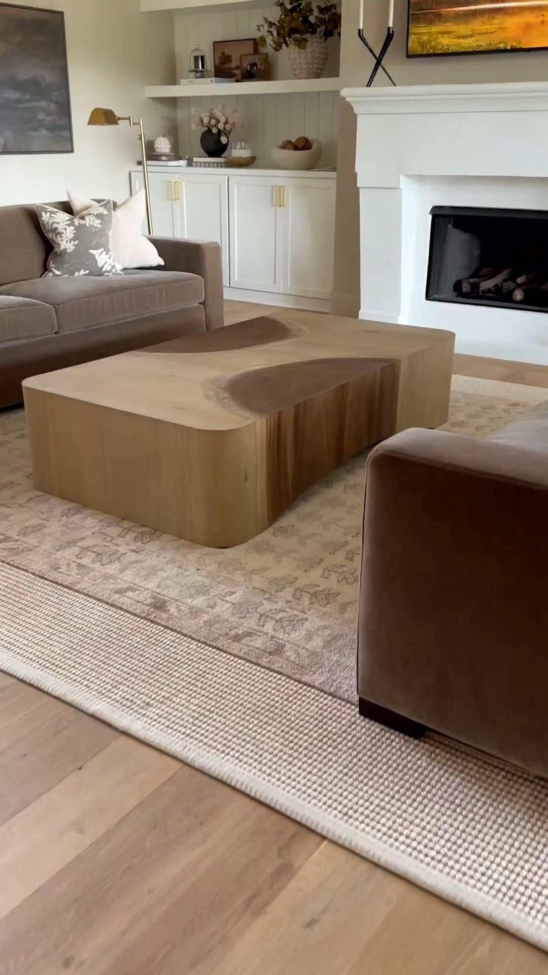My new coffee table is here! A stunning organic modern piece. @Arhaus

#LTKHome #LTKSaleAlert