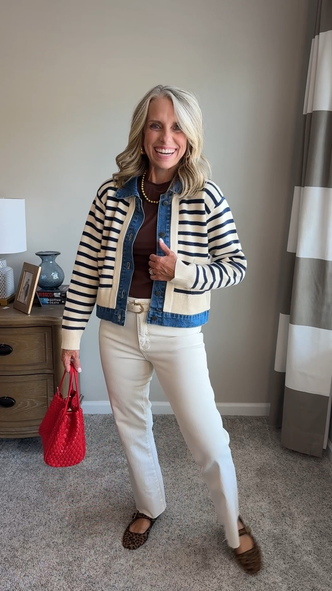 Super fun take on a denim jacket or layered look for fall. 

#LTKOver40 #LTKFindsUnder100 #LTKStyleTip