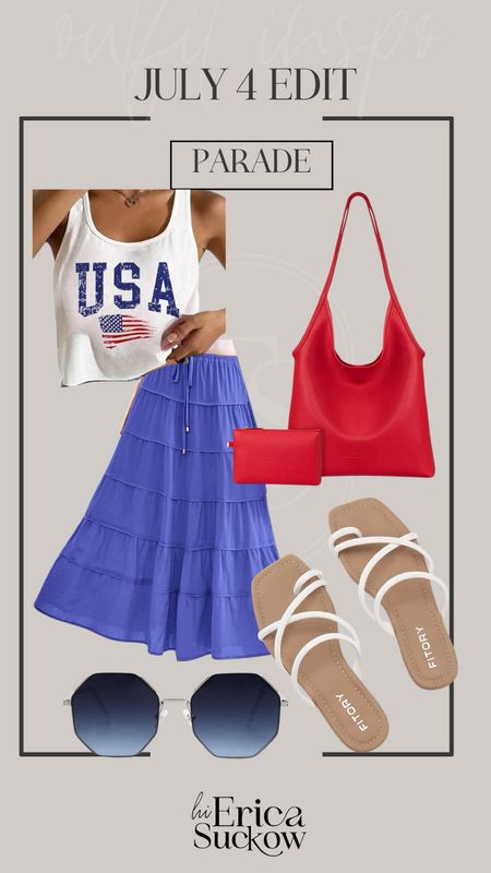 Fourth of July outfit from Amazon! 

Americana outfit, red white blue, summer outfitt

#LTKFindsUnder50 #LTKStyleTip #LTKSeasonal