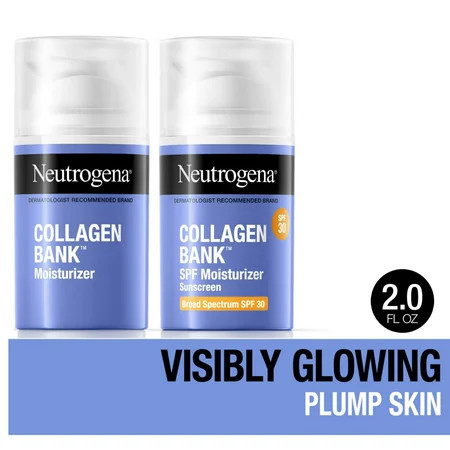 Neutrogena Collagen Bank Daily Facial Moisturizer and SPF Set 2.0 fl oz | Walmart (US)