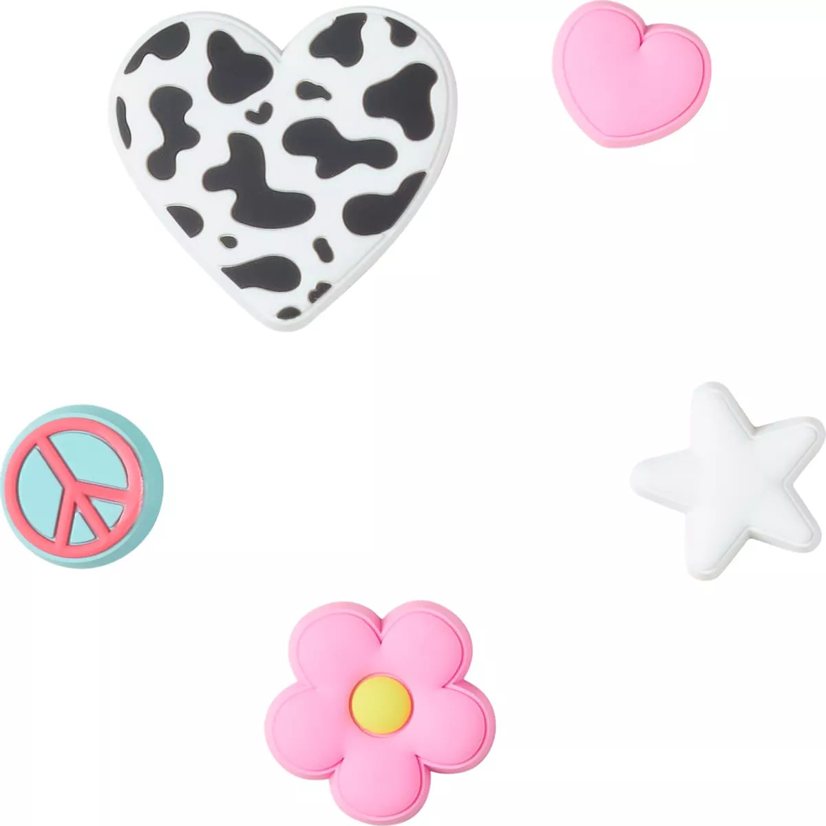 Crocs Jibbitz Kids Girly Icon Lifestyle Shoe Charms 5pk | Target