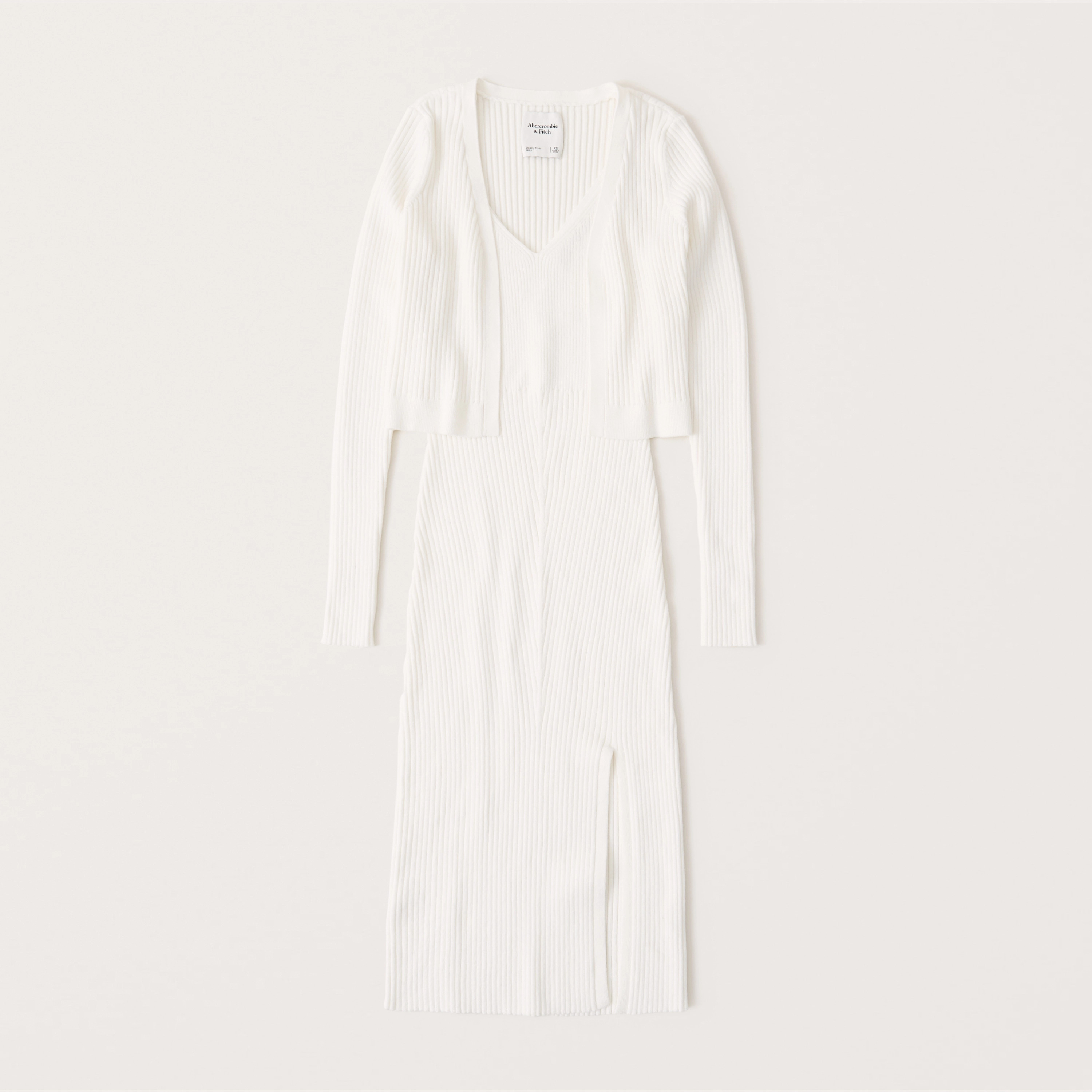 Midi Sweater Dress and Cardigan Set | Abercrombie & Fitch (US)