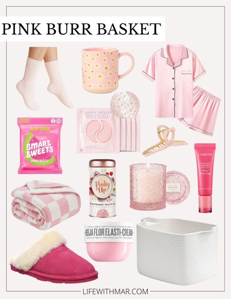 Pink Burr Basket | Self Care Basket | Gift Basket for Her | Gift Guide for Her 

#LTKHoliday #LTKfindsunder100 #LTKGiftGuide