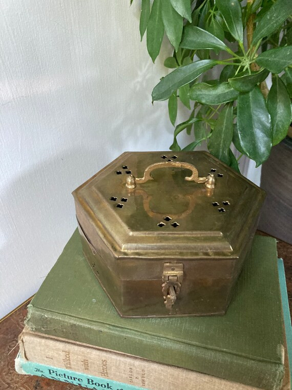 Brass cricket box octagon shaped | Etsy (US)