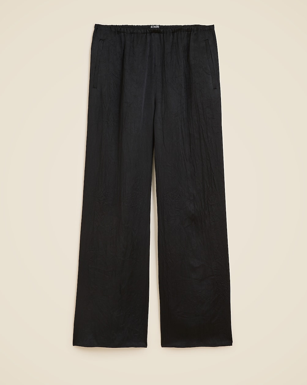 Cosmo cropped pant in textured satin | J. Crew US