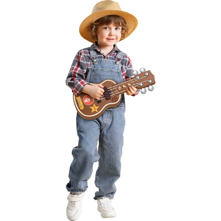 Disney and Pixar Toy Story Woody\u2019s Hey Howdy Hey Guitar Toy with Music, Songs & Talking | Walmart (US)
