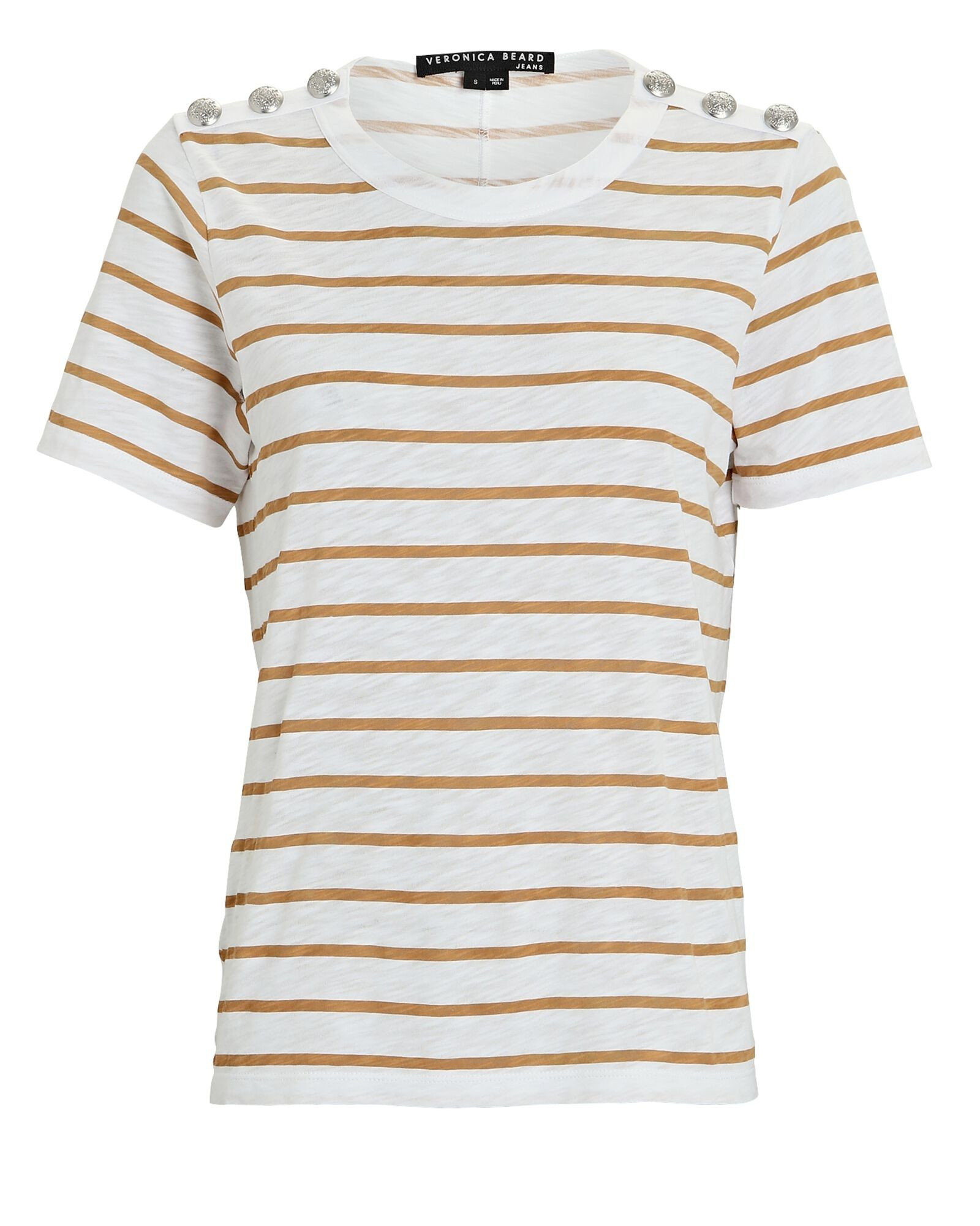 Carla Button-Embellished T-Shirt | INTERMIX