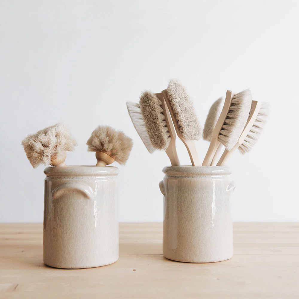 Beige Ceramic Crock | Roan Iris