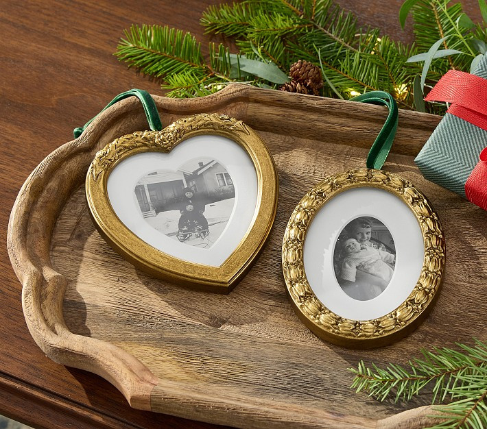 Chris Loves Julia Frame Ornament | Pottery Barn Kids