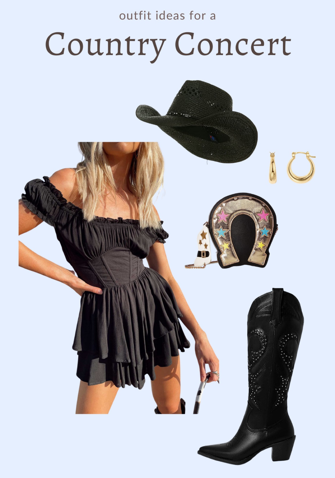 Y’all know I LOVE country music so of course I’ll be heading to country concerts this summer. I’ve complied some EPIC outfit ideas for you to steal for your next country concert or festival! 

Most pieces are on Amazon and under $50! 😍

#LTKstyletip #LTKSeasonal #LTKunder50