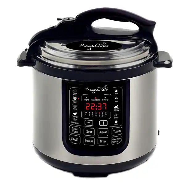 Megachef 8 Quart Digital Pressure Cooker with 13 Pre-set Multi Function Features - On Sale - Over... | Bed Bath & Beyond