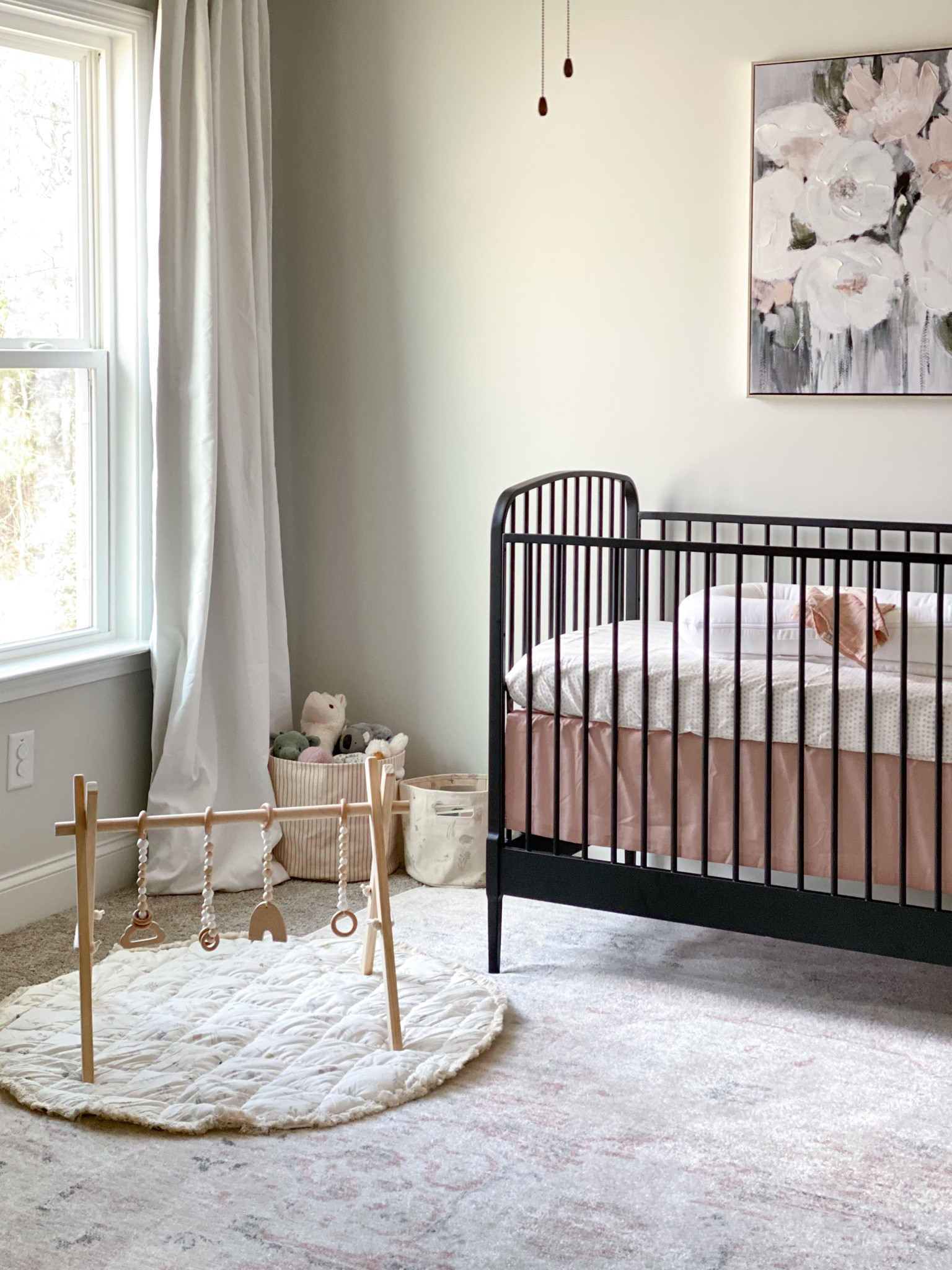 Nursery is ready! Just needs baby girl! 🤍 #leighallisondesign 

#LTKbaby #LTKhome