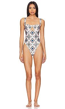 Agua by Agua Bendita Citrino Platero One Piece in Multicolor from Revolve.com | Revolve Clothing (Global)