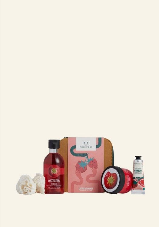 Lather & Slather Strawberry Gift Case | The Body Shop USA