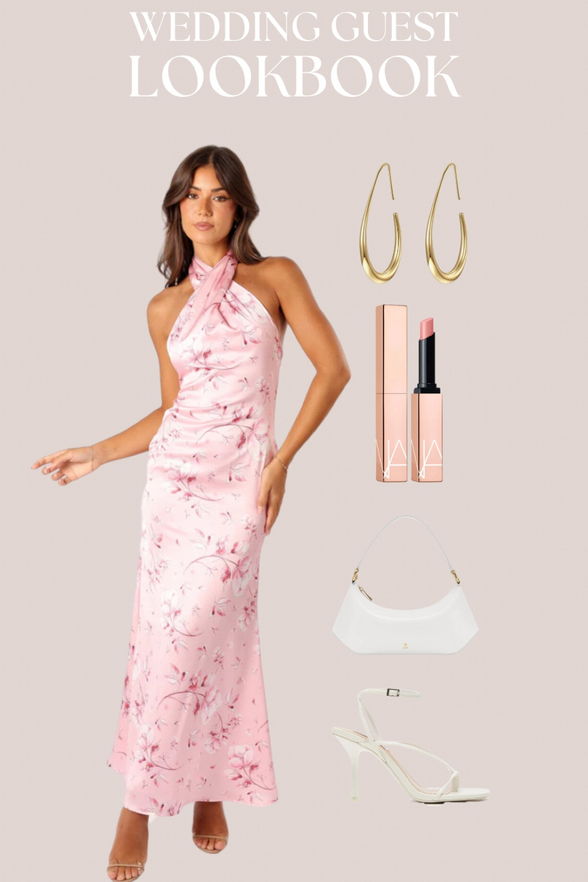 wedding guest outfit inspo - wedding guest dress, floral dress, halter dress, pink maxi dress

#LTKstyletip #LTKshoecrush #LTKwedding